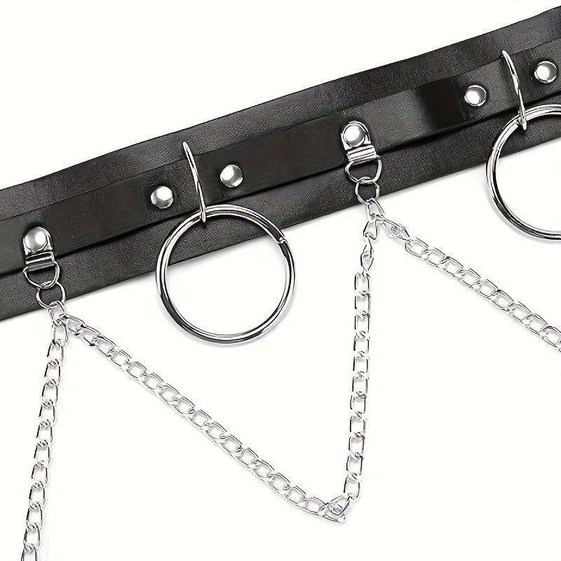 Leather Belt Waist Chain