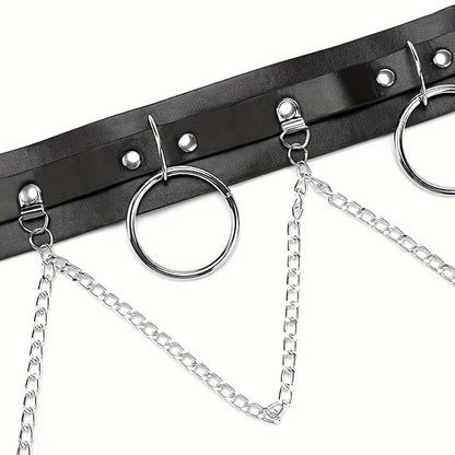 Leather Belt Waist Chain