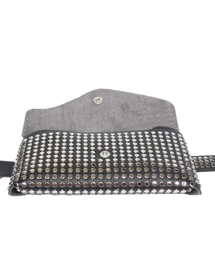 Black Bag with Belt rivet 