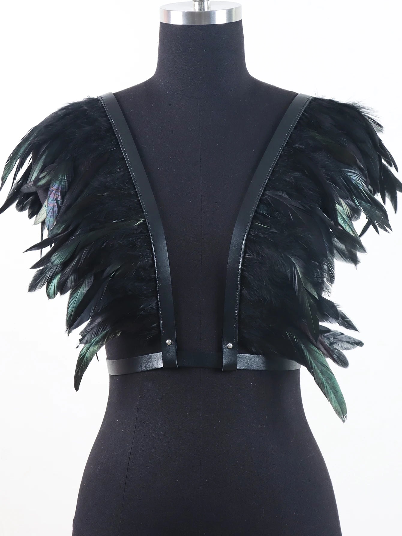 Black Feather Top