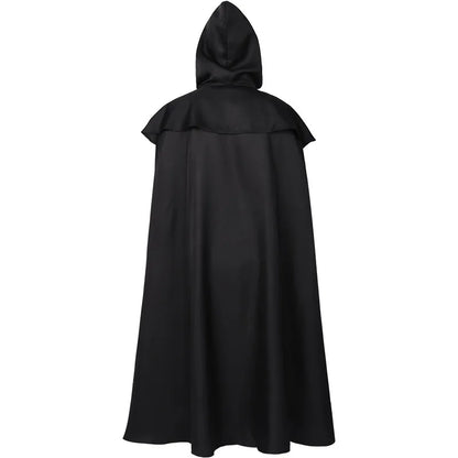 Black Hooded Cloak Cape