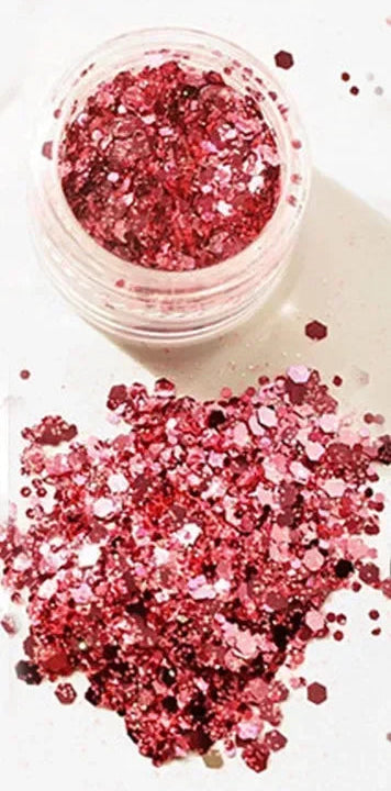 Body Glitter Red