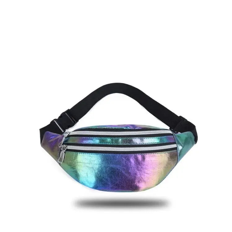 Colorful Holographic Waist Bag Fanny Pack