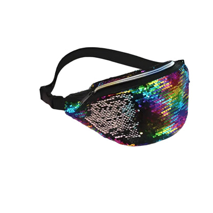 Colorful Sequins Waist Bag