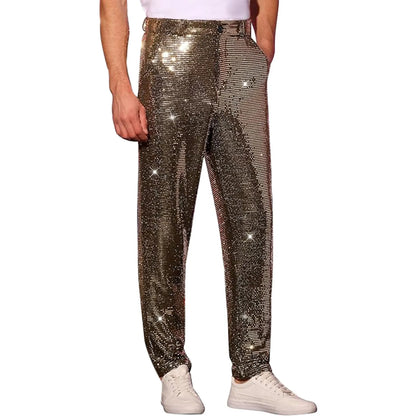 Gold Sequins Pants