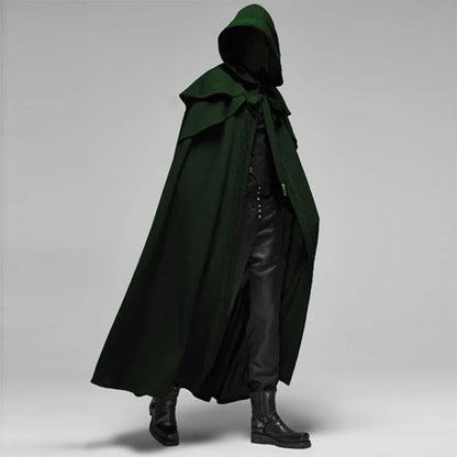 Green Hooded Cloak Cape