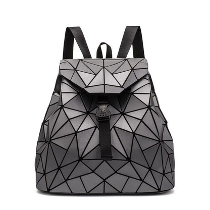 Holographic Backpack Rave Festival Grey