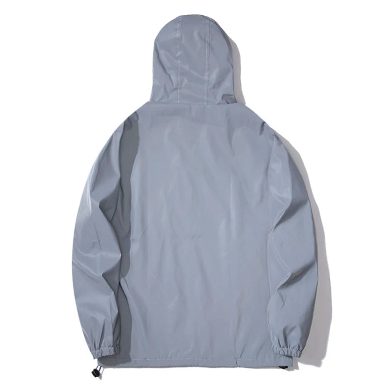 Grey Reflective Festival Jacket