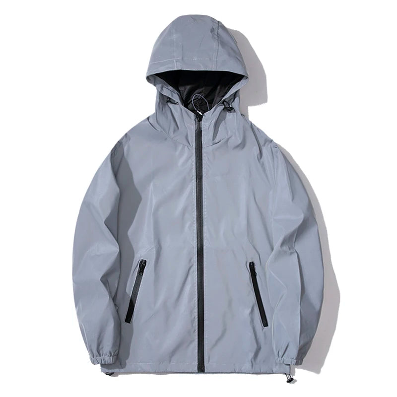 Grey Reflective Festival Jacket