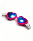 pink Heart Shaped Goggle Sunglasses Steampunk Cyberpunk crystals Burning man Festival Rave