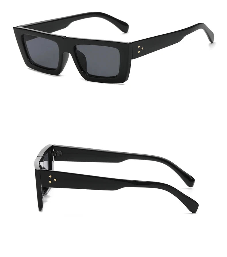 Rectangle Sunglasses Black 