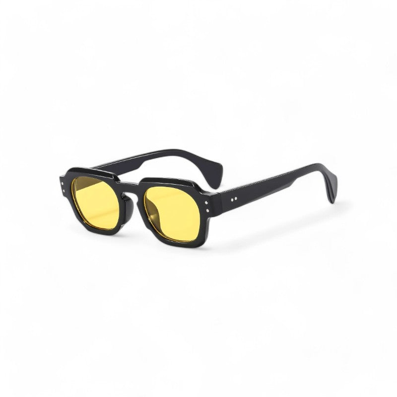 MARBELLA-SquareRetroSunglasses Yellow