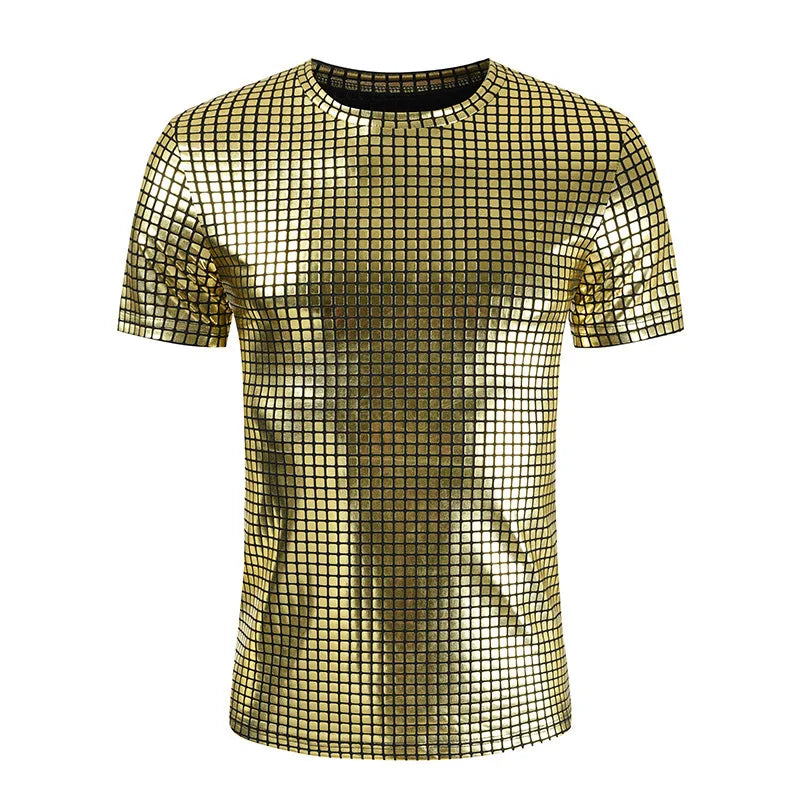 Metallic T-Shirt Gold