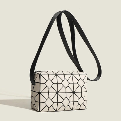 Milk Tea Geometric Handbag Crossbody Bag