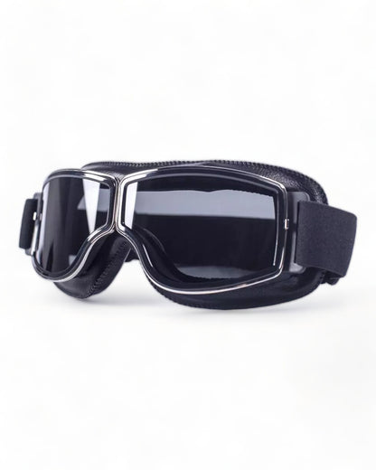 Black Sunglasses Eyewear Goggles steampunk cyberpunk Vintage Desert Motorcycle