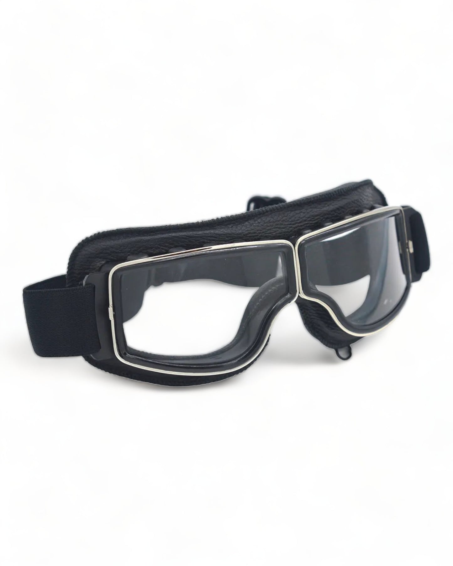 Clear Sunglasses Eyewear Goggles steampunk cyberpunk Vintage Desert Motorcycle