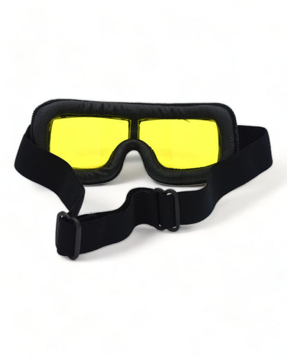 Yellow Sunglasses Eyewear Goggles steampunk cyberpunk Vintage Desert Motorcycle
