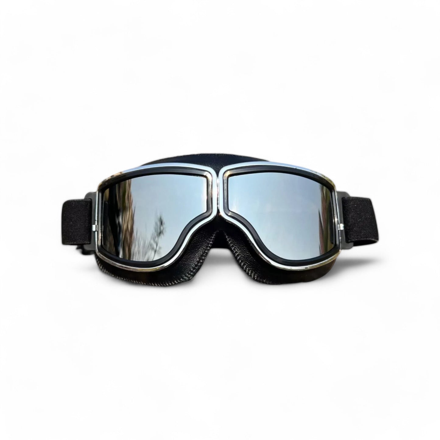 Motorcycle Helmet Goggles Black 