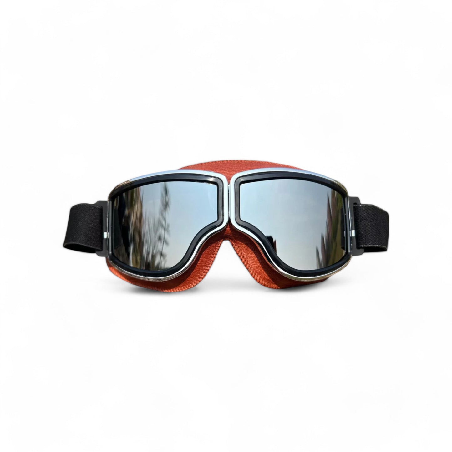 Motorcycle Helmet Goggles Orange