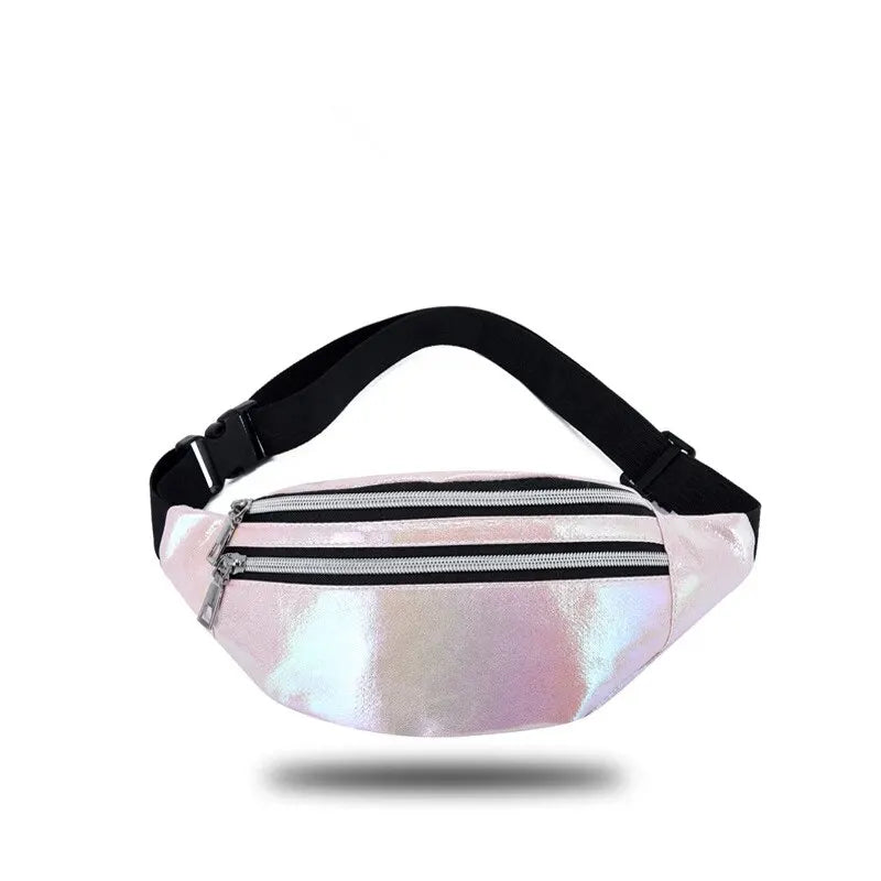 Pink Holographic Waist Bag