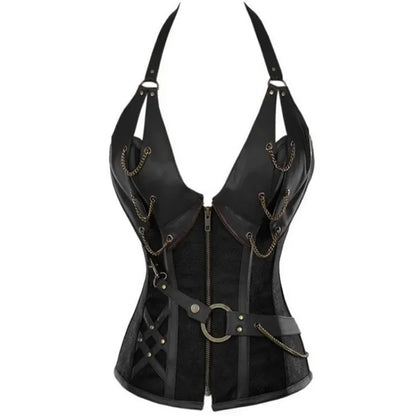 Costumes Faux Leather Top