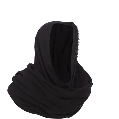 Black Scarf Hood Cloak