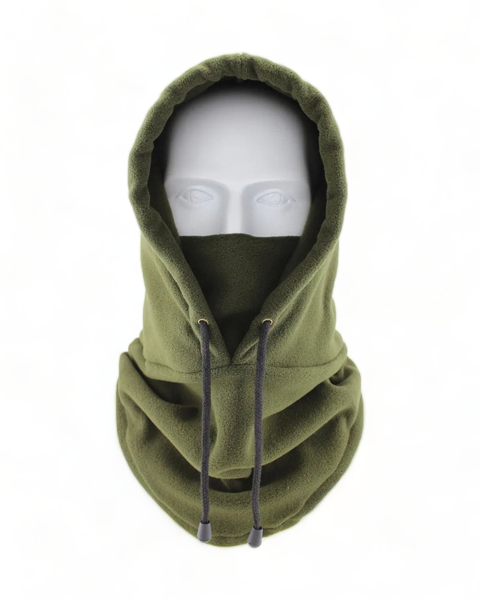 Green Windproof Padded Hood Festival Fashion Concert Rave Outfit Party