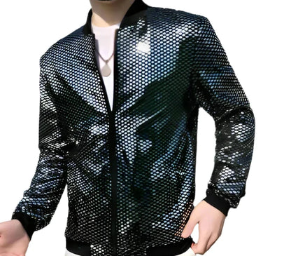 Sequin Slim Jacket