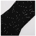 black Long Transparent Pants With Glitter Mesh festival outfits