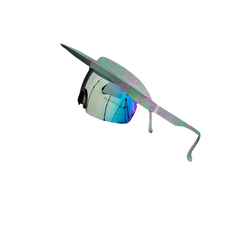 Cycling Sunglasses with Visor Festival Outfit Fashion Concert Rave outfits
