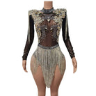 Rhinestone Tassel Festival Bodysuit