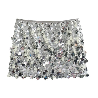 Sequin Mini Skirt