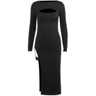 Body de mono corto negro con tirantes huecos