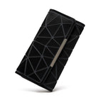 Bolso geométrico luminoso negro