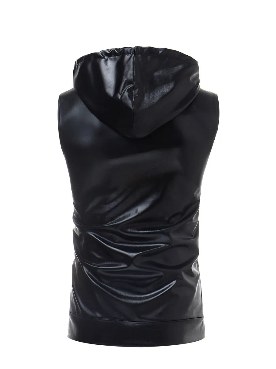  Metallic Hooded T-Shirt