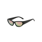 Racer Sunglasses with UV protection and anti-scratch coating in sleek black design.