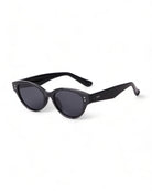 Black ROSARIO - Retro Cat-Eye Sunglasses