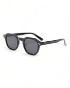  Retro Korean Style Polarized Polygon Sunglasses with UV-400 lens protection and anti-scratch coating.