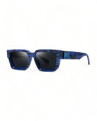 Blue LISBOA - Oversized Squared Sunglasses