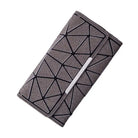 Bolso geométrico luminoso marrón