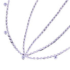Cadena de Cabello de Cristal para Niñas – Adorno para la Cabeza de Festival