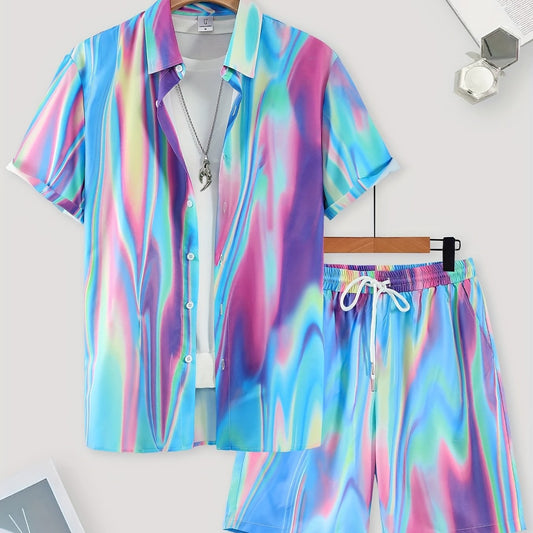 Holographic Reflective Two-Piece Set