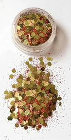 Brillo corporal dorado