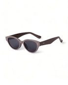 Gray ROSARIO - Retro Cat-Eye Sunglasses