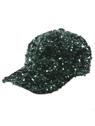 Gorra Verde de Lentejuelas Brillantes para Festival