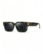 Green LISBOA - Oversized Squared Sunglasses