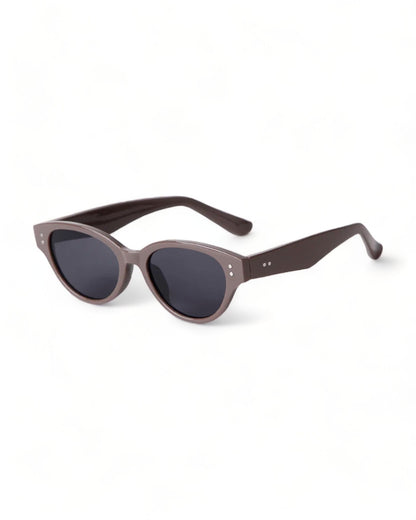 grey Retro Cat-Eye Sunglasses