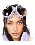 Gafas de Sol con forma de corazón, protección UV-400 y diseño sobredimensionado para un estilo festivalero.