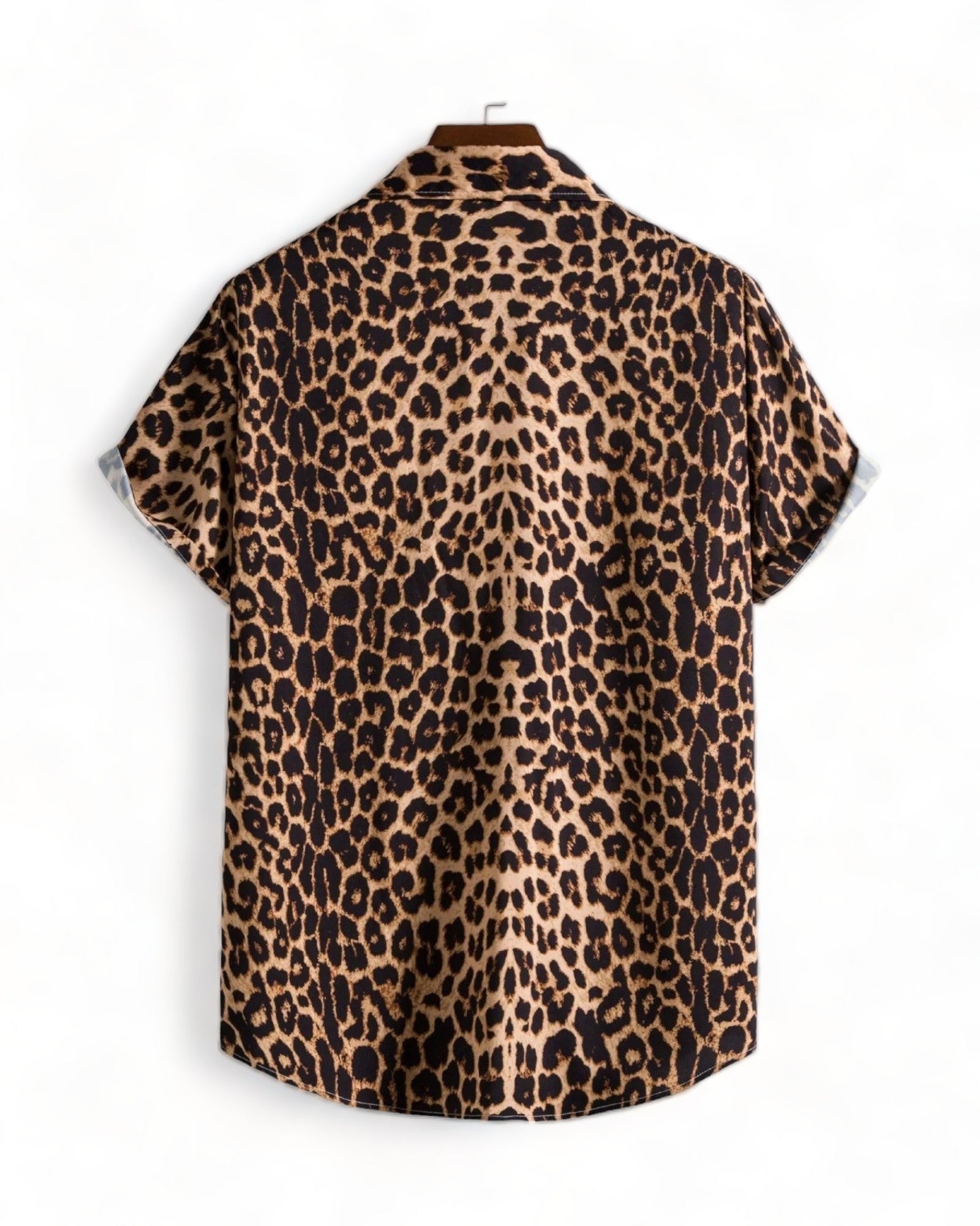 LEOPARD - Short Sleeve Animal Print Shirt – Venga Store