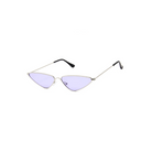 Violet Lens Vintage Triangle Cat-Eye Sunglasses with UV protection and anti-scratch lenses.